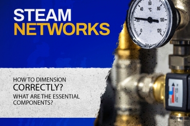 How to correctly size steam networks? Learn about the essential components for efficiency and safety