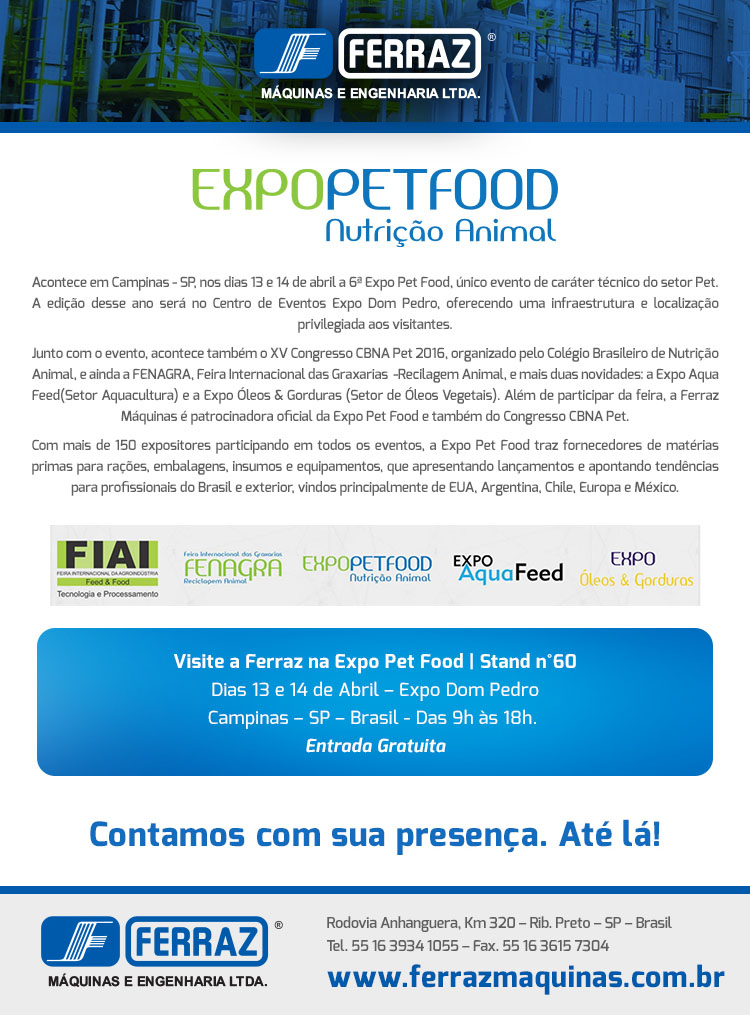 EXPO PET FOOD - VISITE-NOS!